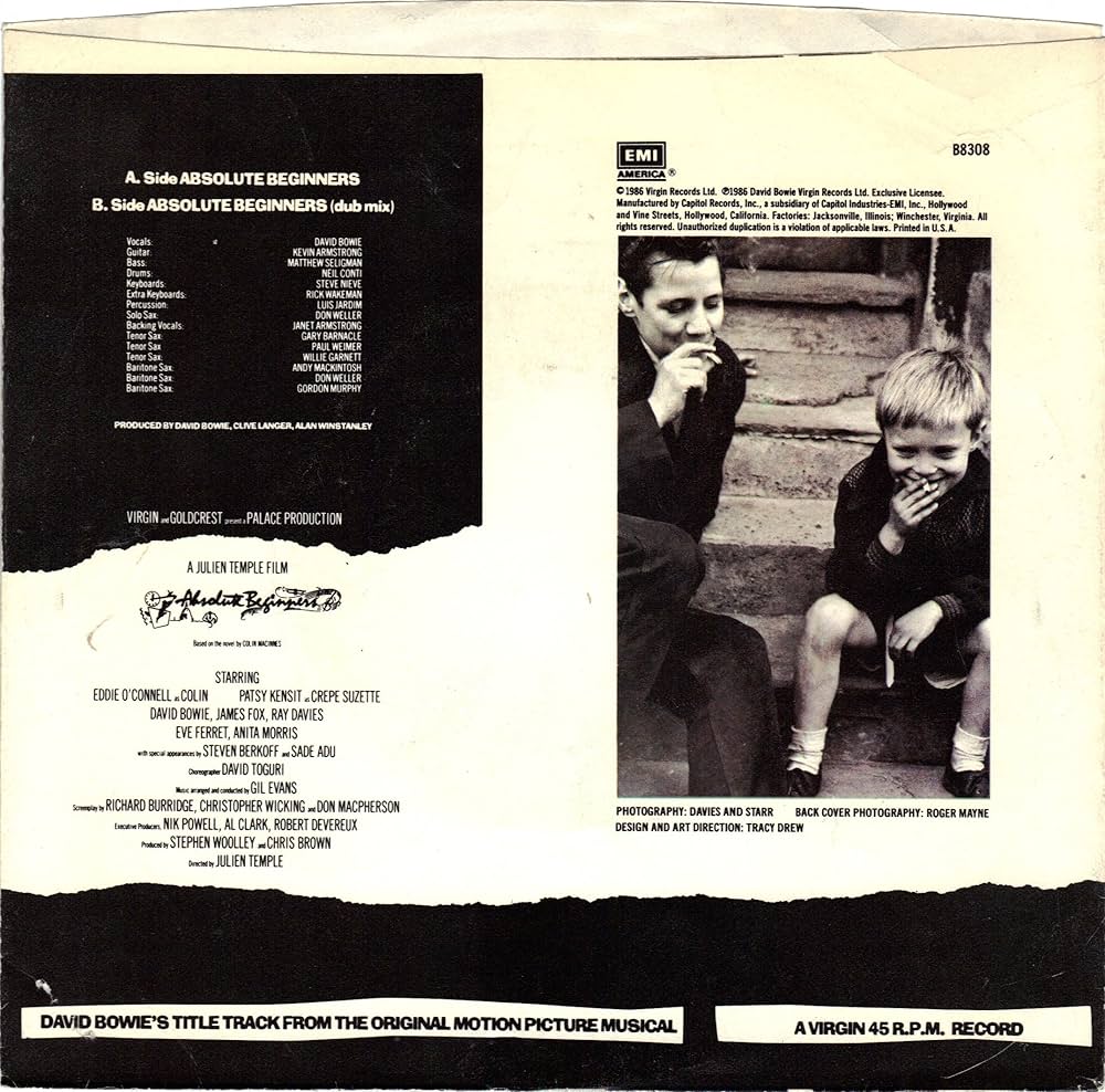 Amazon.com: BOWIE, David/Absolute Beginners/45rpm record +